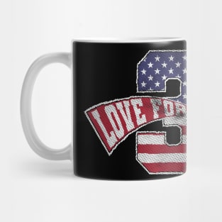 Love For 3 Halftone Version Mug